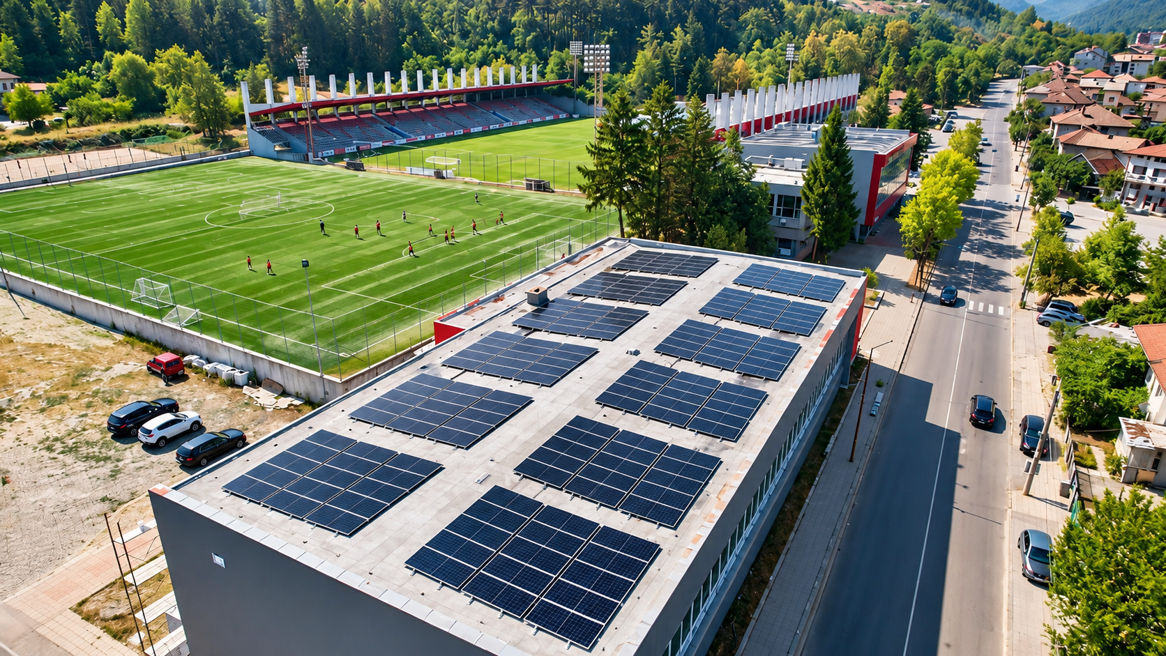 ФЕЦ 111 kWp на спортна зала „Стоян Николов“, Етрополе
